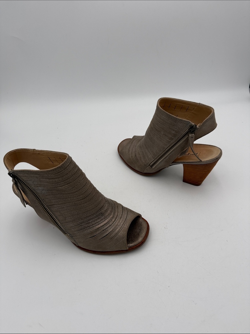 Paul green Women’s Open-Toe Heeled Sandals Taupe women uk5 casual festival Y2K